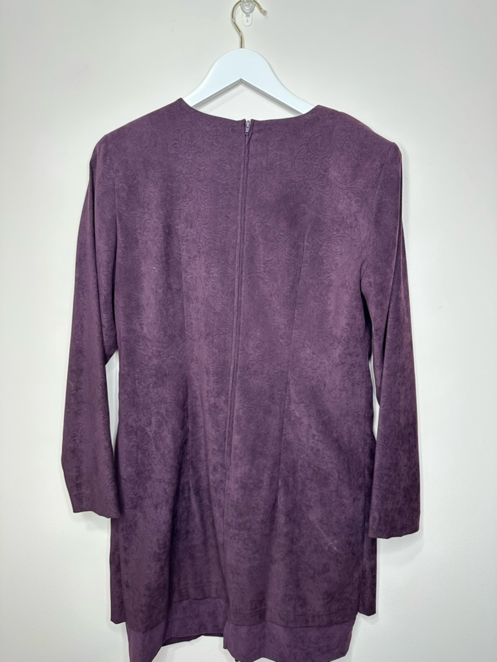 Fashion Bug vintage Deep Plum Stretch Jacket with Matching Shell dress size 8 - Picture 5 of 6